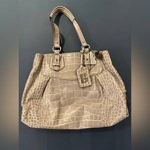 Grey Coach Handbag